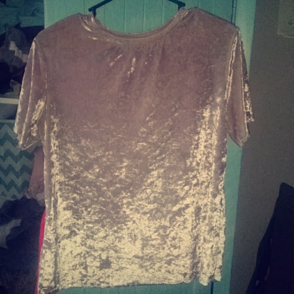 velvet t-shirt